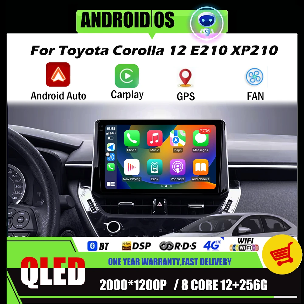 Автомобильный радиоприемник Android 14, для Toyota Corolla 2018 2019 2020 2021 2022, мультимедийный видеоплеер Navi GPS FM BT Carplay, авто стерео DVD
Автомобильный радиоприемник Android 14, для Toyota Corolla 2018 2019 2020 2021 2022, мультимедийный видеоплеер Navi GPS FM BT Carplay, авто стерео DVD