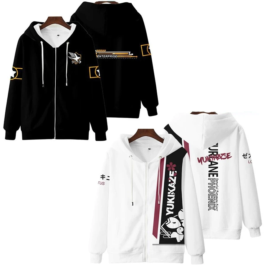 Anime Azur Lane Cosplay Costume Ayanami Enterprise Prinz Eugen Yudachi Akagi Kaga Laffey Zuikaku Atago Zipper Hooded Jacket
Anime Azur Lane Cosplay Costume Ayanami Enterprise Prinz Eugen Yudachi Akagi Kaga Laffey Zuikaku Atago Zipper Hooded Jacket