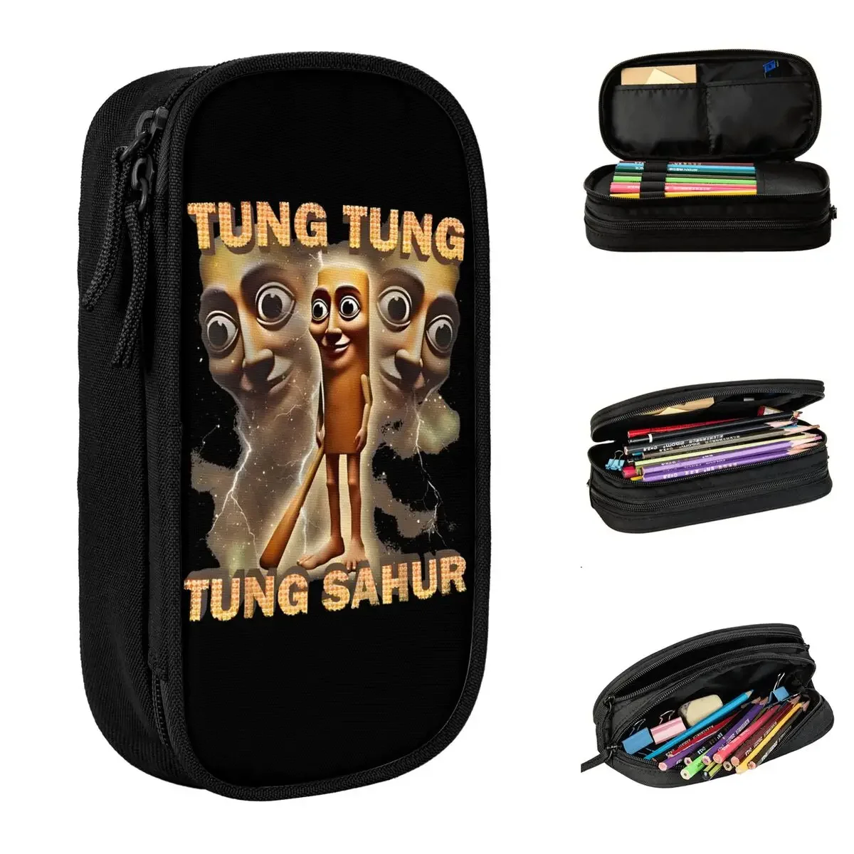 Tung Tung Tung Sahur - Italian Brainrot Meme Pencil Case New Pen Box Bag Student Large Storage Students School Gift Pencil Box
Tung Tung Tung Sahur - Italian Brainrot Meme Pencil Case New Pen Box Bag Student Large Storage Students School Gift Pencil Box
