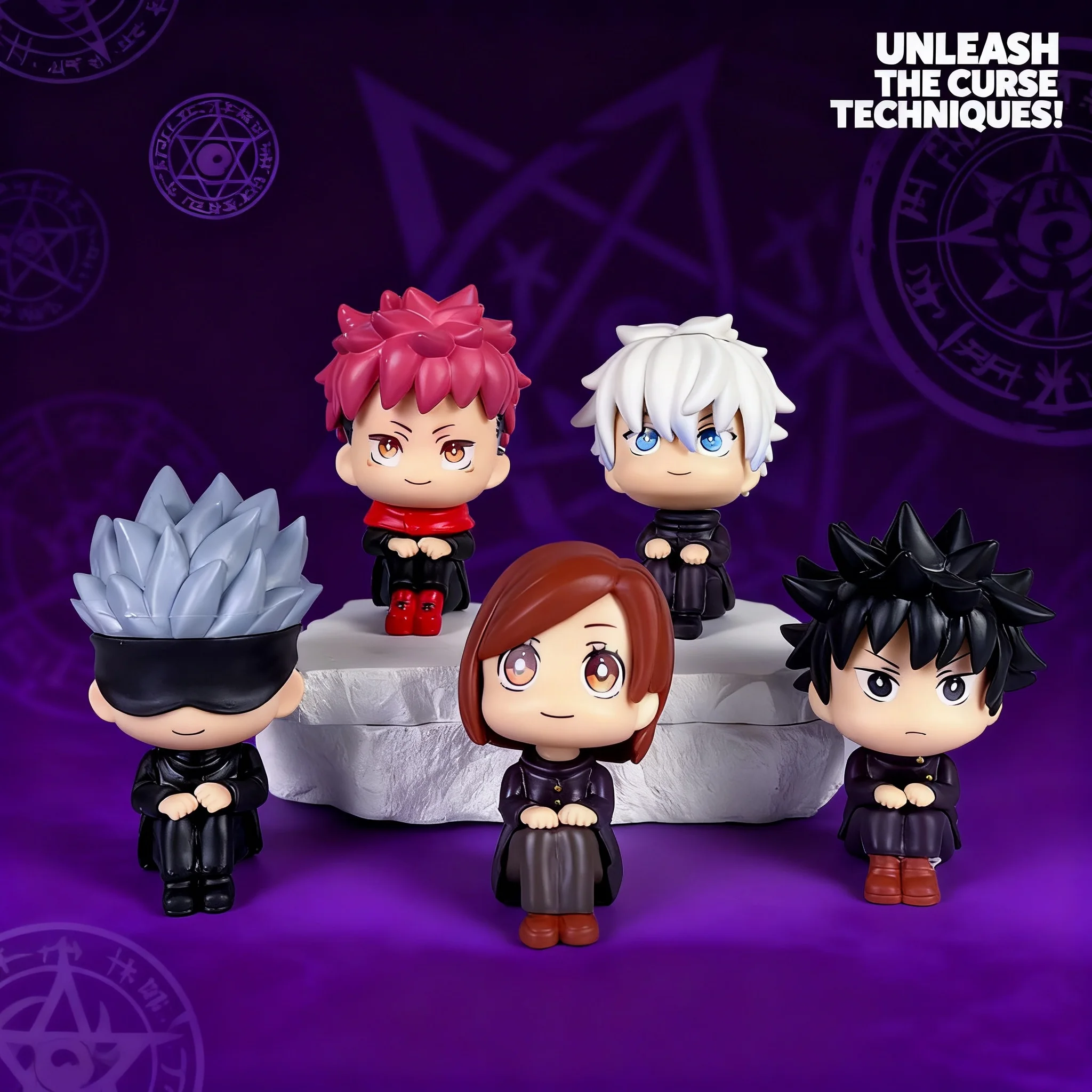 Cartoon Jujutsu Kaisen Q Version 9cm Sitting Figure Anime Gojo Satoru Yuji Itadori Capsule Toy Ornament Collectible
Cartoon Jujutsu Kaisen Q Version 9cm Sitting Figure Anime Gojo Satoru Yuji Itadori Capsule Toy Ornament Collectible