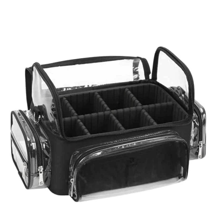 Makeup Brush Case Clear Extra Large Cosmetic Organizer Holder Professional Makeup Artist Train Case with Adjustable Dividersand
Makeup Brush Case Clear Extra Large Cosmetic Organizer Holder Professional Makeup Artist Train Case with Adjustable Dividersand