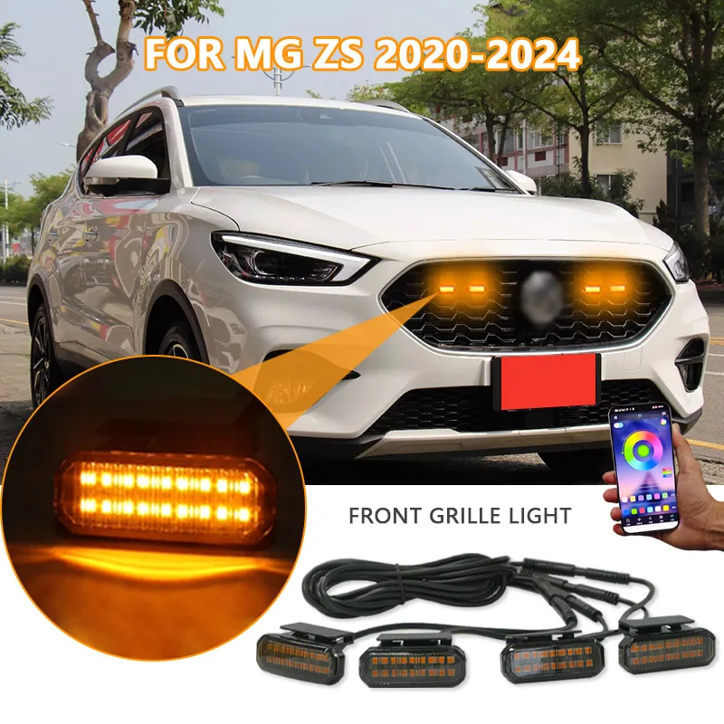 FOR MG ZS 2020-2024 LED Front Grille Light Car Daytime Running Light Wheel Eyebrow Lamp For Pickup Offroad 12V
FOR MG ZS 2020-2024 LED Front Grille Light Car Daytime Running Light Wheel Eyebrow Lamp For Pickup Offroad 12V