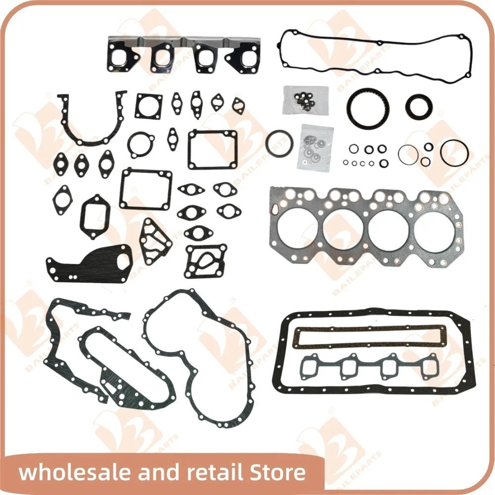 For Toyota 14B Full Gasket Kit Set 11115-58100 Engine or Cylinder Head Gasket Overhaul Rebuild Kit Engine Spare Parts
For Toyota 14B Full Gasket Kit Set 11115-58100 Engine or Cylinder Head Gasket Overhaul Rebuild Kit Engine Spare Parts
