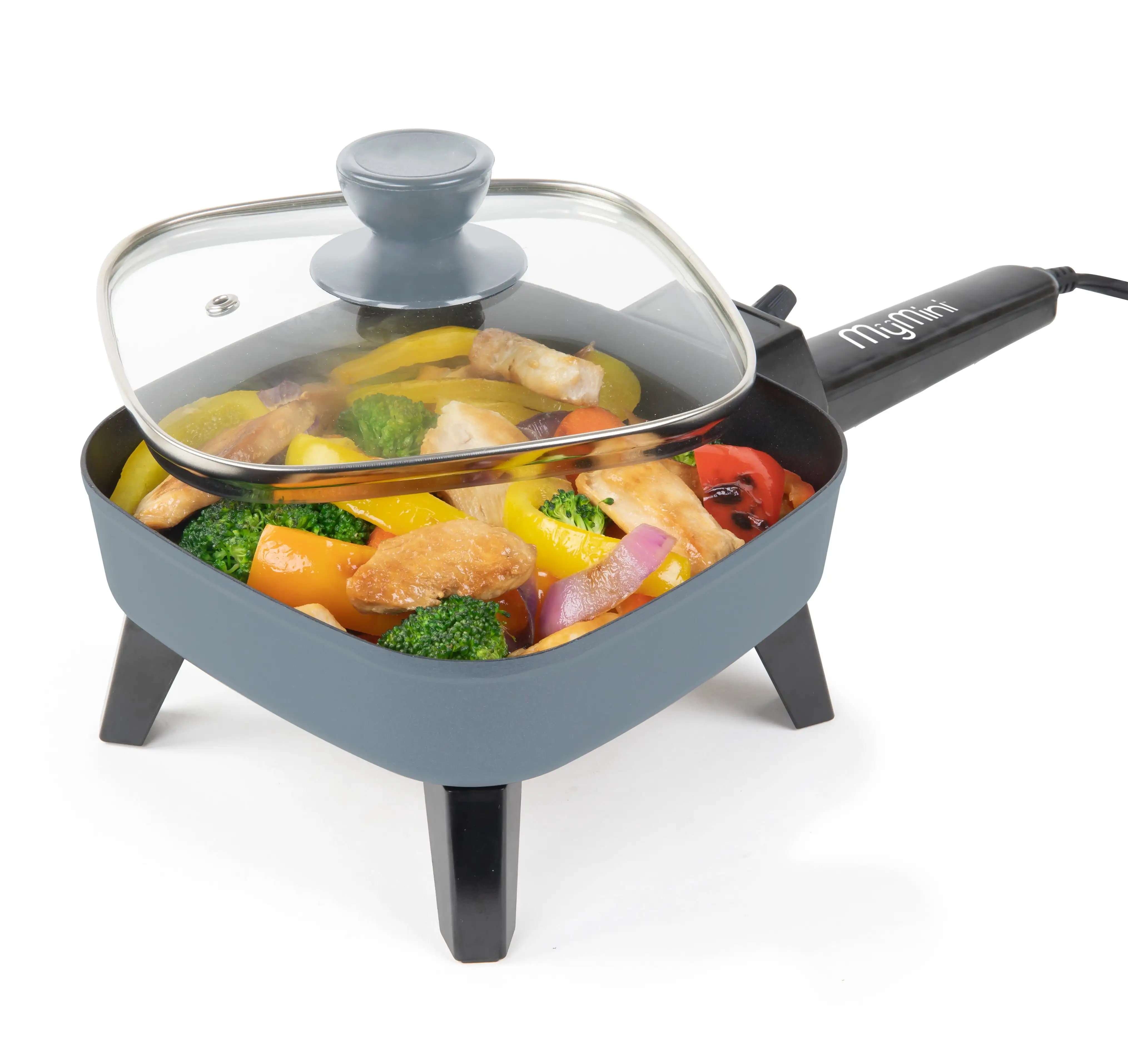 Electric Skillet 7 Inch 600W Gray Portable Cooking Pan
Electric Skillet 7 Inch 600W Gray Portable Cooking Pan