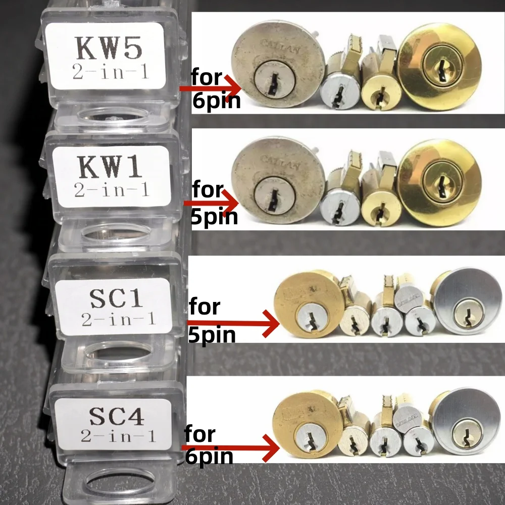 1pc Lishi 2 in 1 Tool KW1 KW5 SC1 SC4 Tools for Home Door Civil Locks
1pc Lishi 2 in 1 Tool KW1 KW5 SC1 SC4 Tools for Home Door Civil Locks