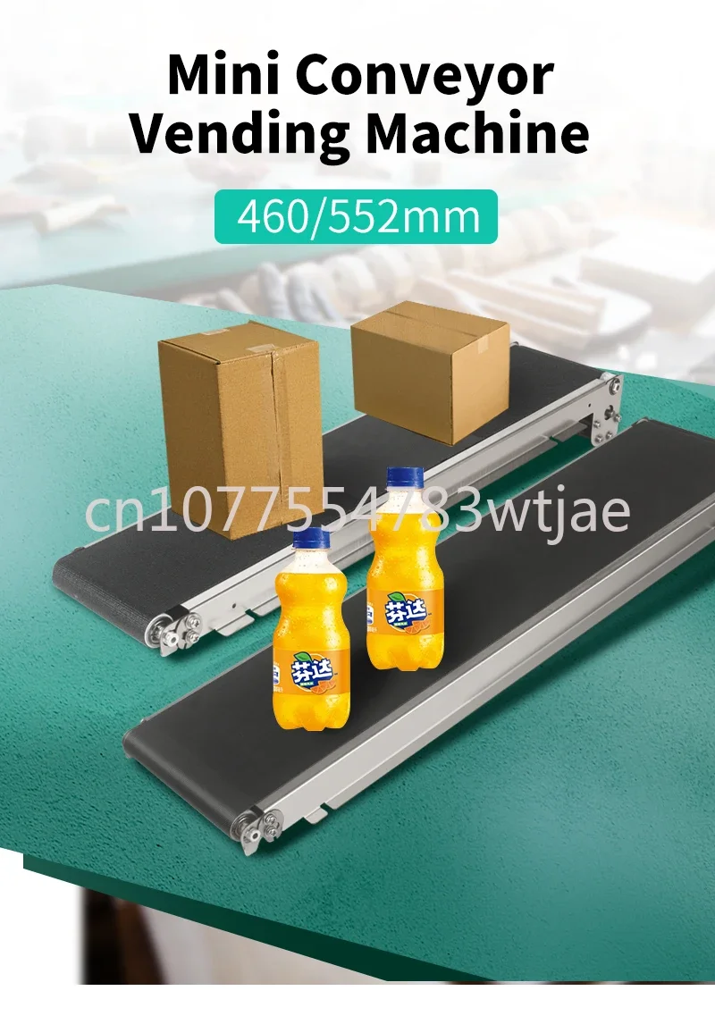 Stainless steel vending machine track cargo track, small and micro automated push type logistics conveyor belt assembly line
Stainless steel vending machine track cargo track, small and micro automated push type logistics conveyor belt assembly line