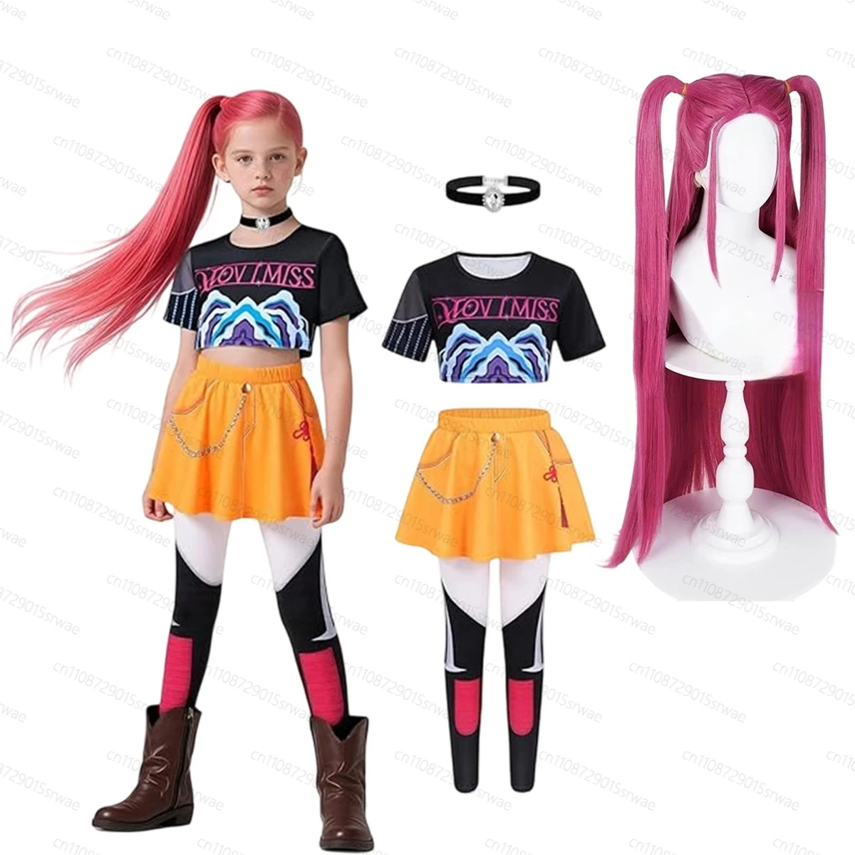 KPOP Demon Hunters Cosplay Costumes Mira Cosplay Girl Idol Group Costumes Carnival Party Suits Children's Cosplay Costume
KPOP Demon Hunters Cosplay Costumes Mira Cosplay Girl Idol Group Costumes Carnival Party Suits Children's Cosplay Costume