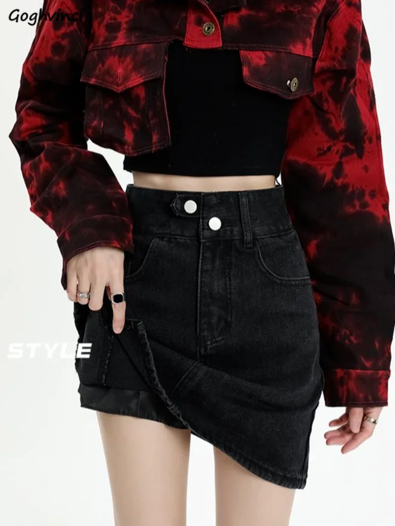 Mini Skirts Women Denim Popular Solid Side Slit Simple All-match Students Leisure High Waist A-line Korean Style Street Hot
Mini Skirts Women Denim Popular Solid Side Slit Simple All-match Students Leisure High Waist A-line Korean Style Street Hot