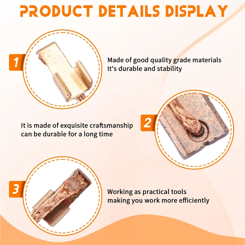 AEE8-6-PACK Прочные угольные щетки CB-440, сменные угольные щетки для CB-440 CB-448 CB-436 195021-6 194427-5
AEE8-6-PACK Прочные угольные щетки CB-440, сменные угольные щетки для CB-440 CB-448 CB-436 195021-6 194427-5