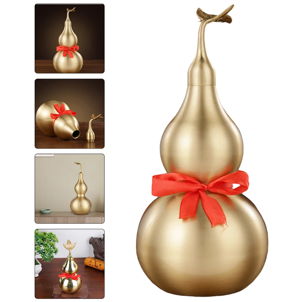 Brass Gourd Ornament Decorations Luck Decorative Ornaments Craft Chinese Style Statue Small Figurine
Brass Gourd Ornament Decorations Luck Decorative Ornaments Craft Chinese Style Statue Small Figurine