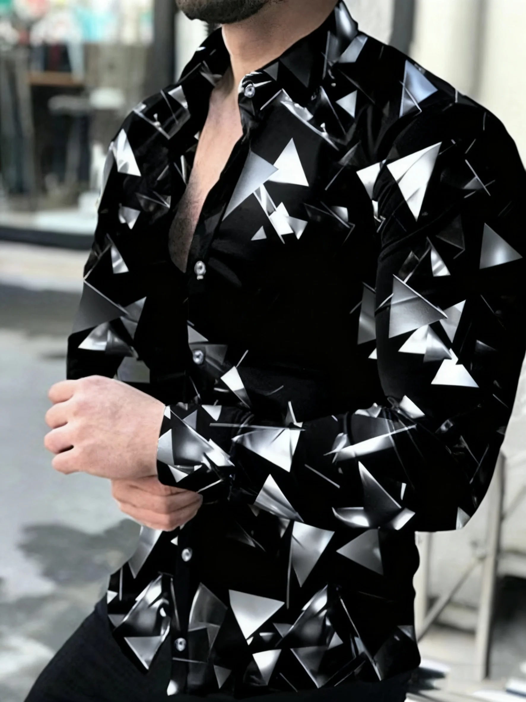 2026 New Fashionable Men's Design Luxury Social Men's Shirt with Lapel Collar Plus Size Casual Polka Dot Print Long Sleeve Top
2026 New Fashionable Men's Design Luxury Social Men's Shirt with Lapel Collar Plus Size Casual Polka Dot Print Long Sleeve Top