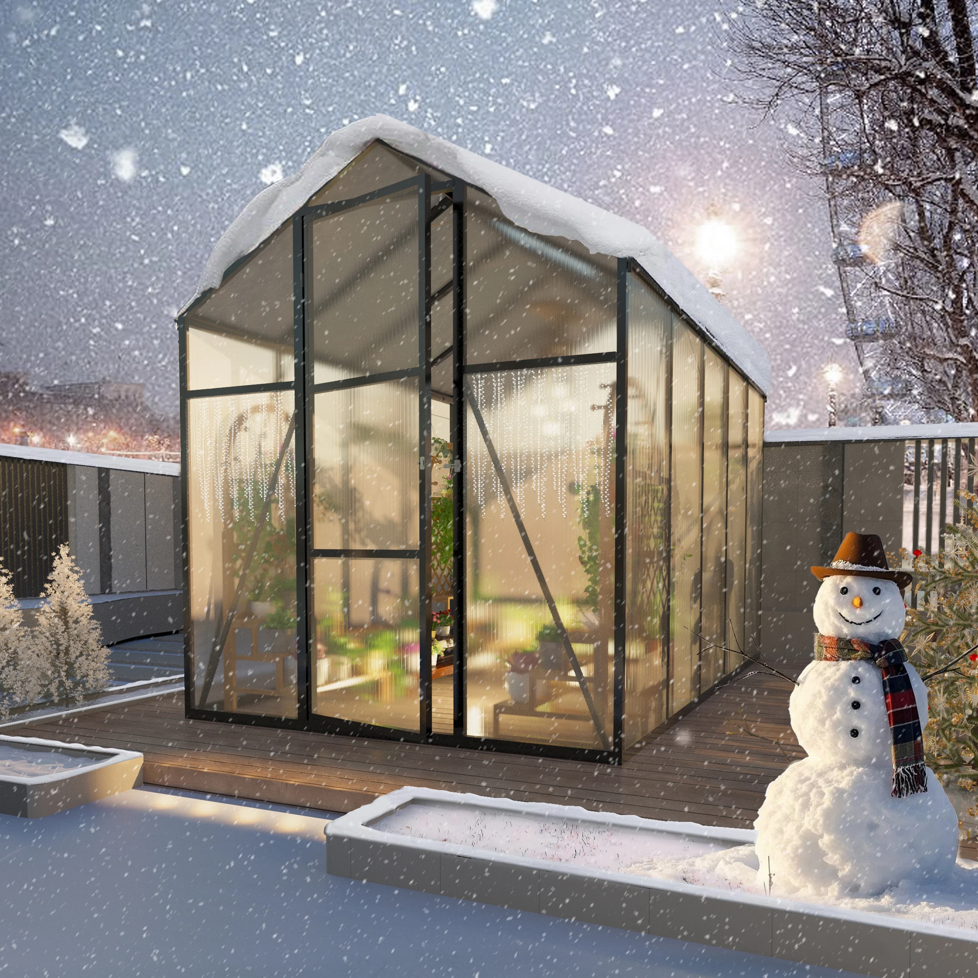 rt-House Cheap Tiny Prefab Home Garden House Glass House Glassroom Movable Sunroom Aluminum Glass Sunroom Moveable!
rt-House Cheap Tiny Prefab Home Garden House Glass House Glassroom Movable Sunroom Aluminum Glass Sunroom Moveable!