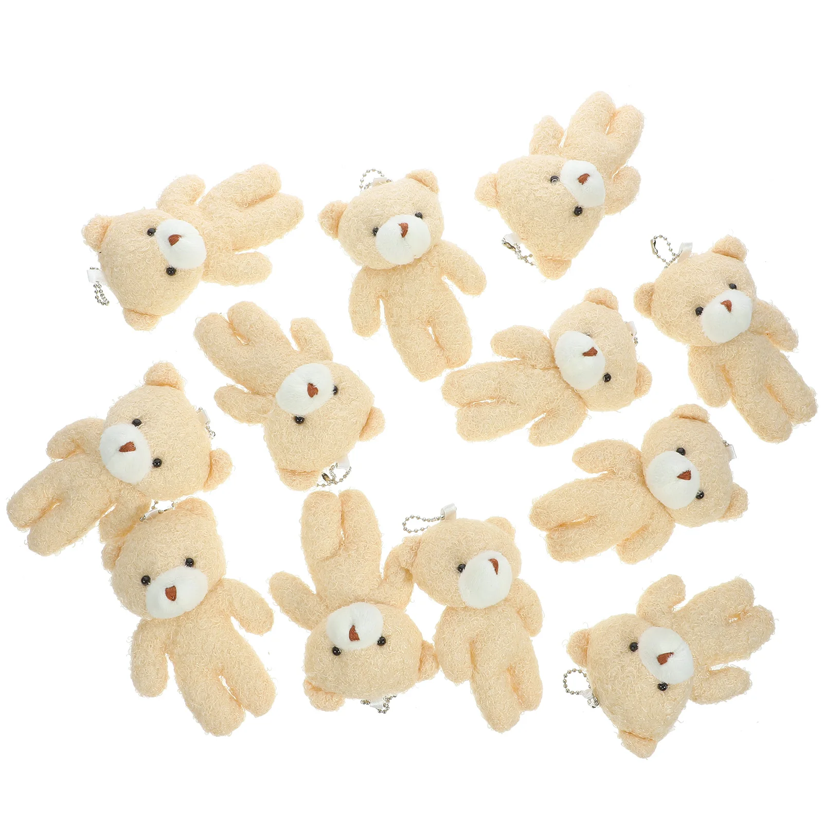 12Pcs Little Bear Keychain Pendant Soft Animal Purse Bag Hanging Charm Portable Durable Easy Install Fashionable Design
12Pcs Little Bear Keychain Pendant Soft Animal Purse Bag Hanging Charm Portable Durable Easy Install Fashionable Design