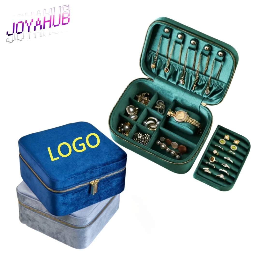 Customizable Logo Elegant Luxury Velvet Jewelry Box Large Capacity Multi-Compartment Storage Watch Holder Zipper Closure Gift
Customizable Logo Elegant Luxury Velvet Jewelry Box Large Capacity Multi-Compartment Storage Watch Holder Zipper Closure Gift