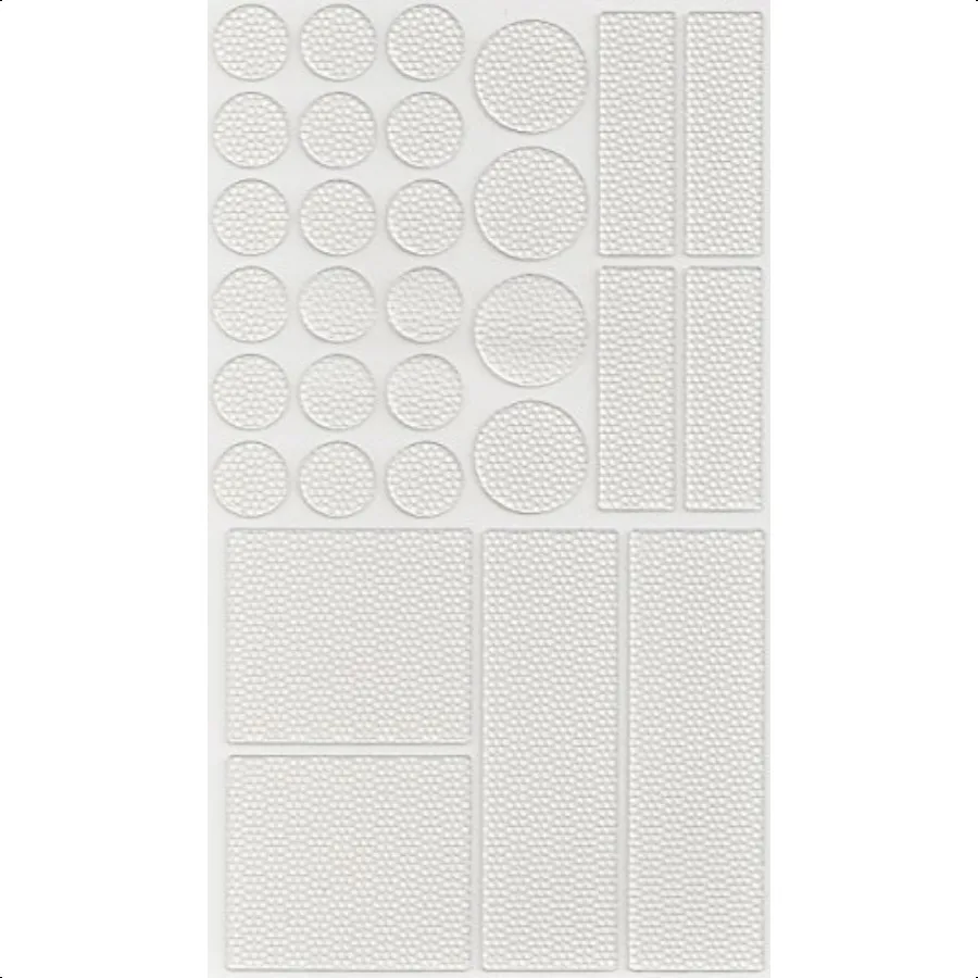 2pk Clear 30pc Kit Circles Recs 60 pcs Universal Grip Stickers for Mobile Cell Phone Remotes Handheld Devices t for Phone Sides
2pk Clear 30pc Kit Circles Recs 60 pcs Universal Grip Stickers for Mobile Cell Phone Remotes Handheld Devices t for Phone Sides