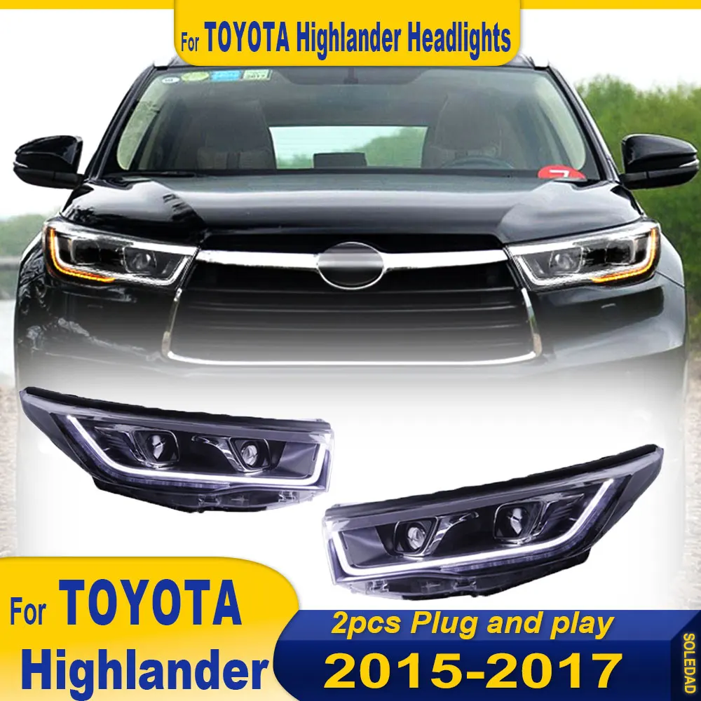Для фар Toyota Highlander 2015 2016 2017, Highlander, светодиодные фары DRL, аксессуары для линз проектора Plug and play
Для фар Toyota Highlander 2015 2016 2017, Highlander, светодиодные фары DRL, аксессуары для линз проектора Plug and play