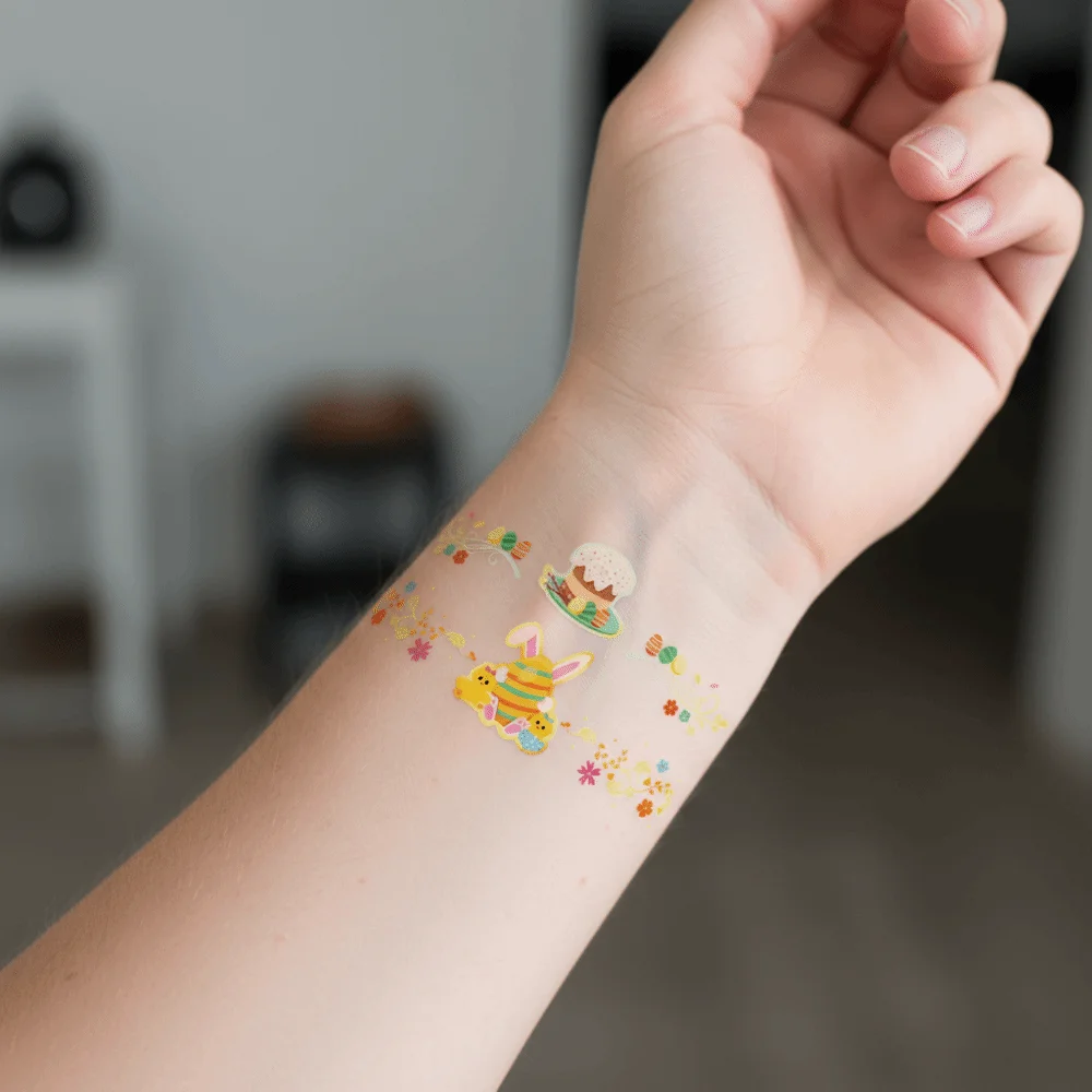Временная татуировка-наклейка на запястье, руку, лицо, ногу, в мультяшном стиле, одноразовая, водостойкая, долговечная
Временная татуировка-наклейка на запястье, руку, лицо, ногу, в мультяшном стиле, одноразовая, водостойкая, долговечная