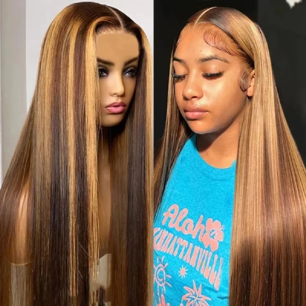 13x4 13x6 Transparent Lace Frontal Wigs Straight Human Hair 200 Density P4/27 Highlight Colored Lace Front Human Hair Wigs
13x4 13x6 Transparent Lace Frontal Wigs Straight Human Hair 200 Density P4/27 Highlight Colored Lace Front Human Hair Wigs