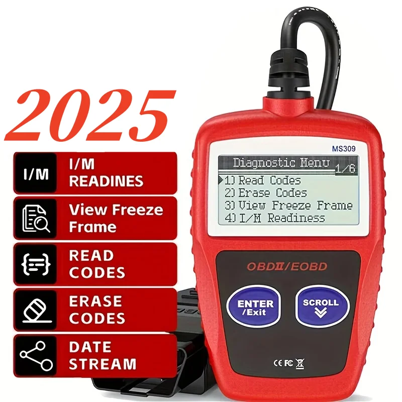 MS309 Multilingual OBD2 Scanner | Full Auto Code Reading & Diagnosis
MS309 Multilingual OBD2 Scanner | Full Auto Code Reading & Diagnosis