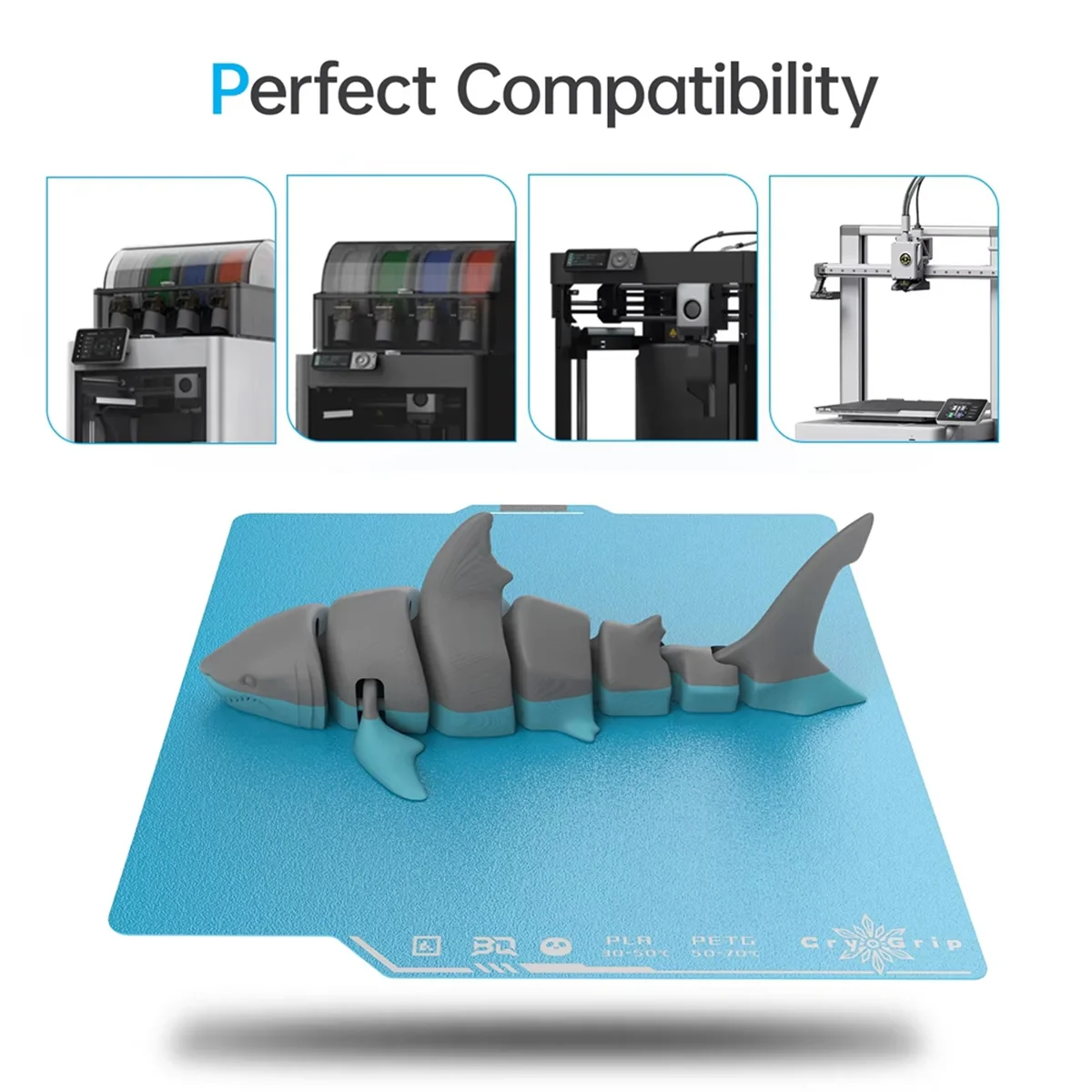 B67C BIQU Panda Build Plate CryoGrip Pro Coating No Clog Пружинная сталь с двухсторонней текстурой для 3D-принтера BambuLab P1P P1S A1
B67C BIQU Panda Build Plate CryoGrip Pro Coating No Clog Пружинная сталь с двухсторонней текстурой для 3D-принтера BambuLab P1P P1S A1