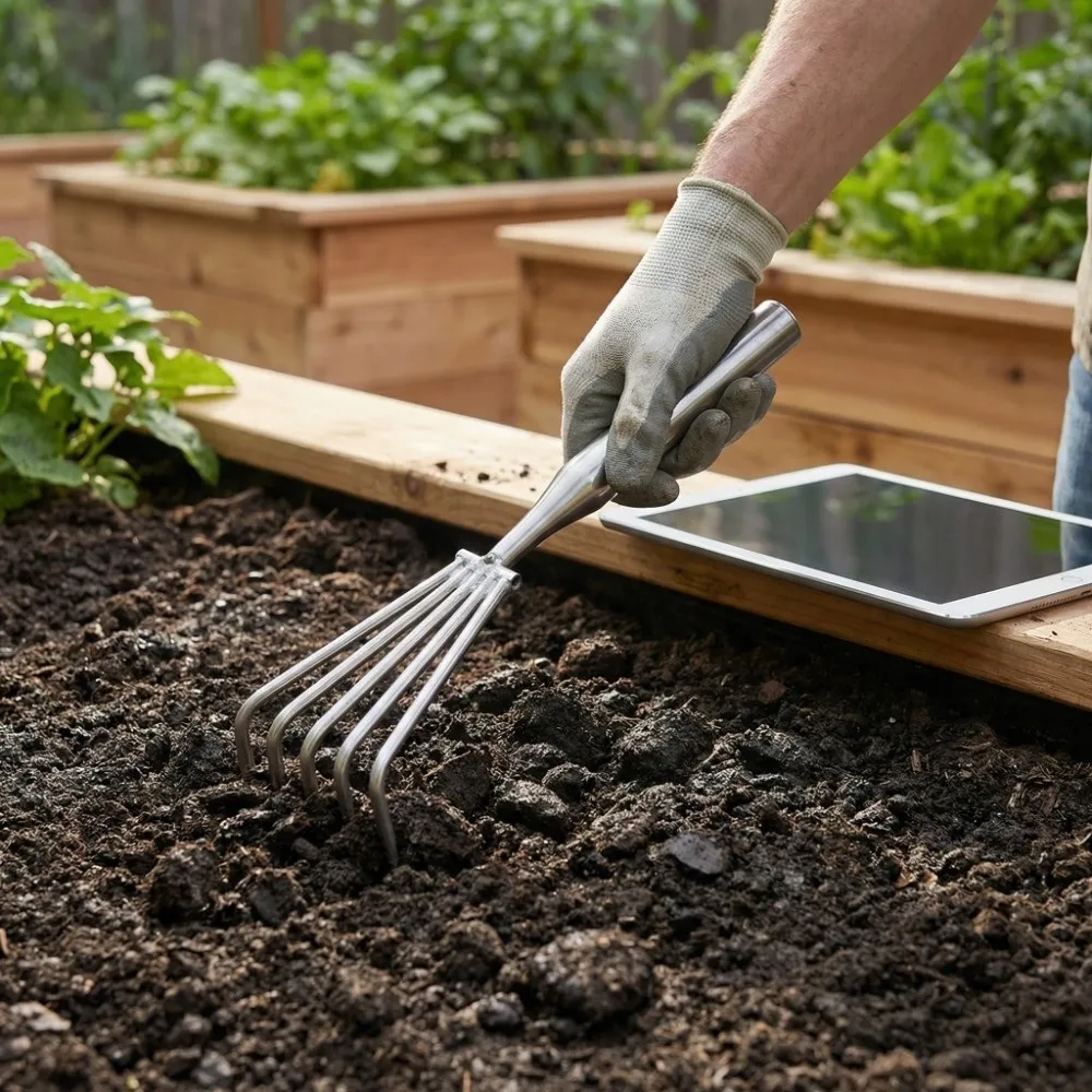 3/5 Claws Garden Hand Rake Manual Stainless Steel Small Leaf Rakes Gardening Tool Durable Weeding Removal Puller Garden Yard
3/5 Claws Garden Hand Rake Manual Stainless Steel Small Leaf Rakes Gardening Tool Durable Weeding Removal Puller Garden Yard