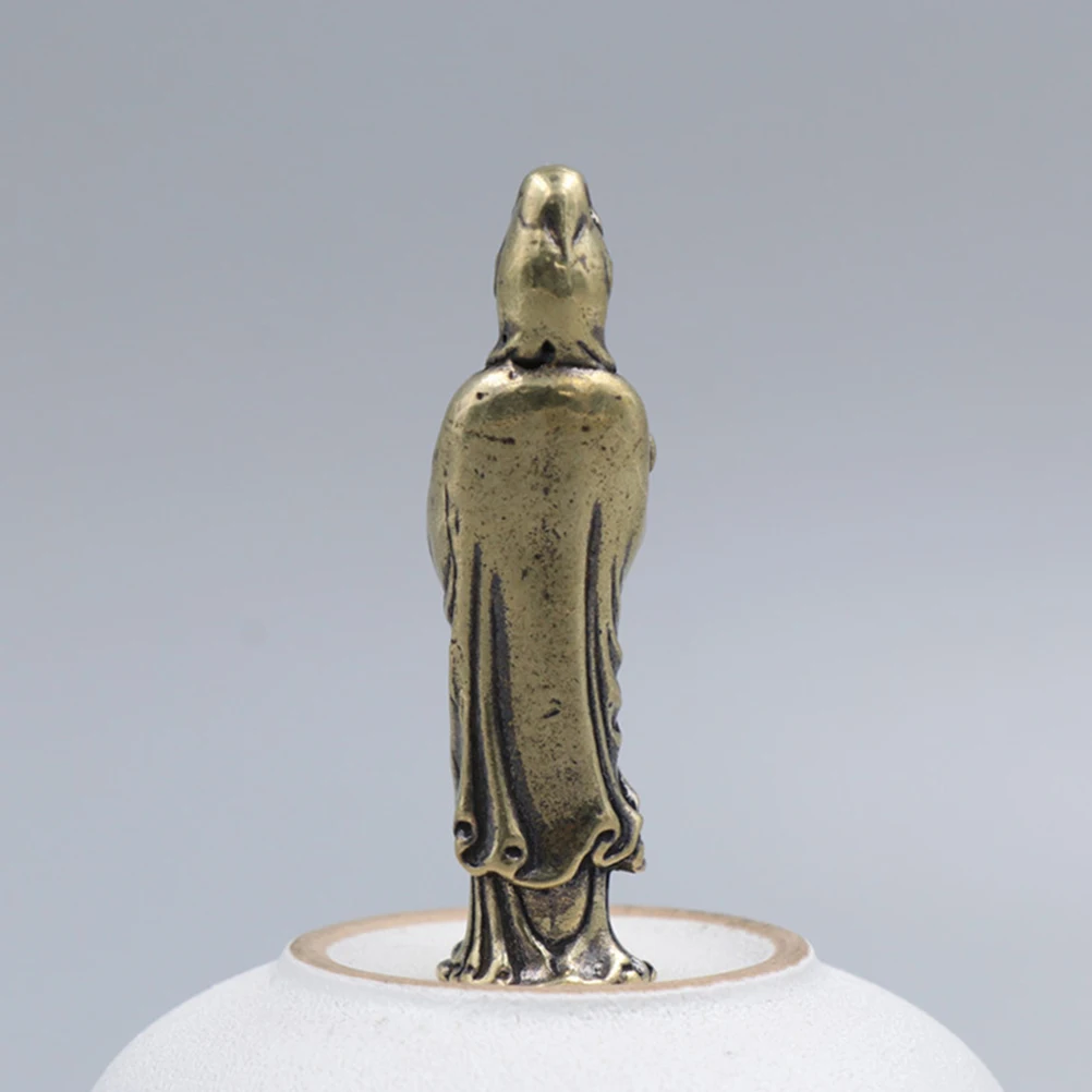 Copper Ornaments Brass Guanyin Sculpture Bodhisattva Blessing Statue Home Religious Cultural Craft Desktop Decor 
Copper Ornaments Brass Guanyin Sculpture Bodhisattva Blessing Statue Home Religious Cultural Craft Desktop Decor