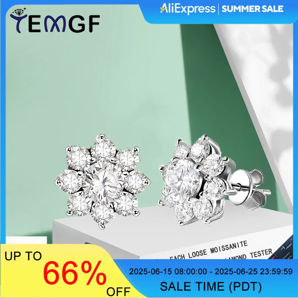 Серьги-гвоздики TEMGF с муассанитом и стерлингового серебра GRA S925, покрытые 18 карат для женщин, модные сверкающие ювелирные изделия, подарки для любви
Серьги-гвоздики TEMGF с муассанитом и стерлингового серебра GRA S925, покрытые 18 карат для женщин, модные сверкающие ювелирные изделия, подарки для любви