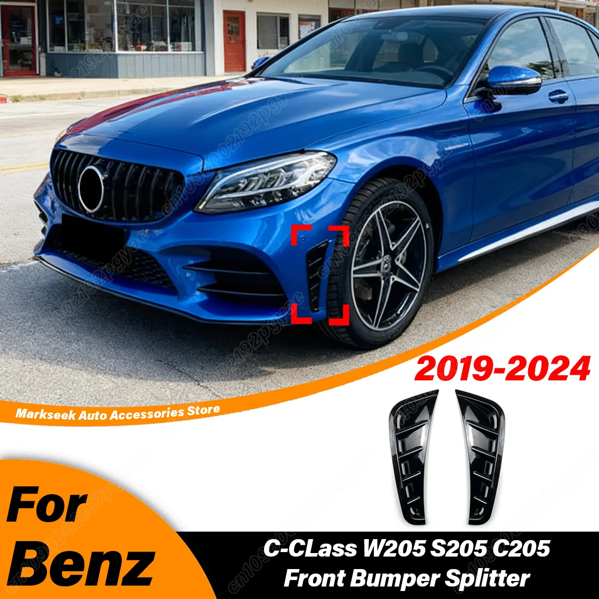 For Mercedes Benz C-CLass W205 S205 C205 2019 2020 2021 2022 2023 2024 Front Bumper Splitter Air Vent Fender Spoiler Auto Parts
For Mercedes Benz C-CLass W205 S205 C205 2019 2020 2021 2022 2023 2024 Front Bumper Splitter Air Vent Fender Spoiler Auto Parts
