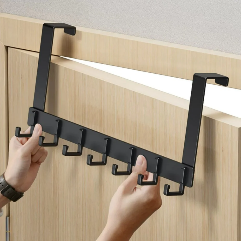 1pc, Multi-Purpose Door Hook Rack for Bathroom, Bedroom, Kitchen - Detachable, Space-Saving, and Convenient Solution for Clothe
1pc, Multi-Purpose Door Hook Rack for Bathroom, Bedroom, Kitchen - Detachable, Space-Saving, and Convenient Solution for Clothe
