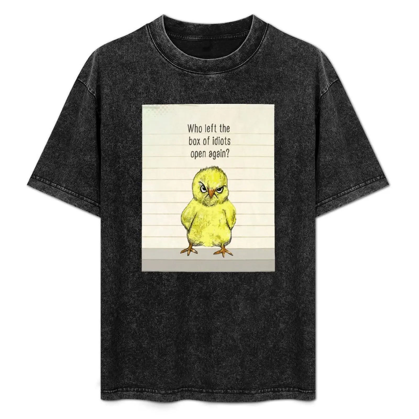 Angry chick - who left the box of idiots open again T-Shirt Regular Fit Plain Tee Shirt
Angry chick - who left the box of idiots open again T-Shirt Regular Fit Plain Tee Shirt