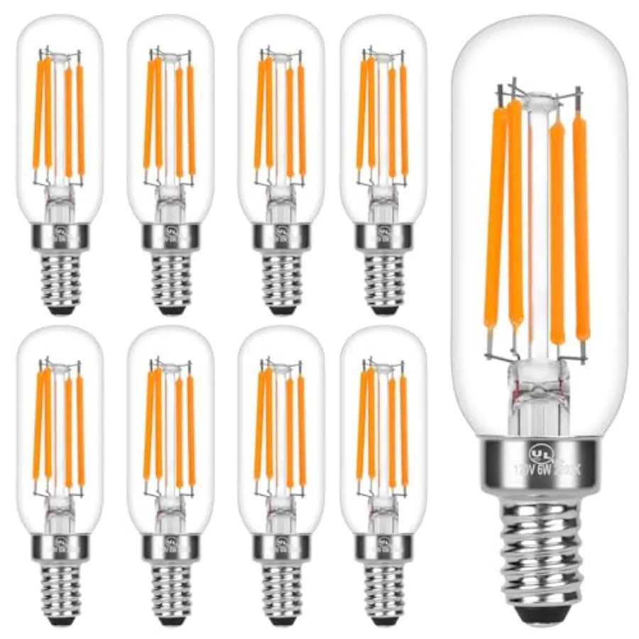 E12 LED Bulb, 6W E12 Bulb Dimmable 60W Equivalent with Soft Warm White 2200K, Candelabra Light Bulbs with 90+ CRI, No Flicker f
E12 LED Bulb, 6W E12 Bulb Dimmable 60W Equivalent with Soft Warm White 2200K, Candelabra Light Bulbs with 90+ CRI, No Flicker f
