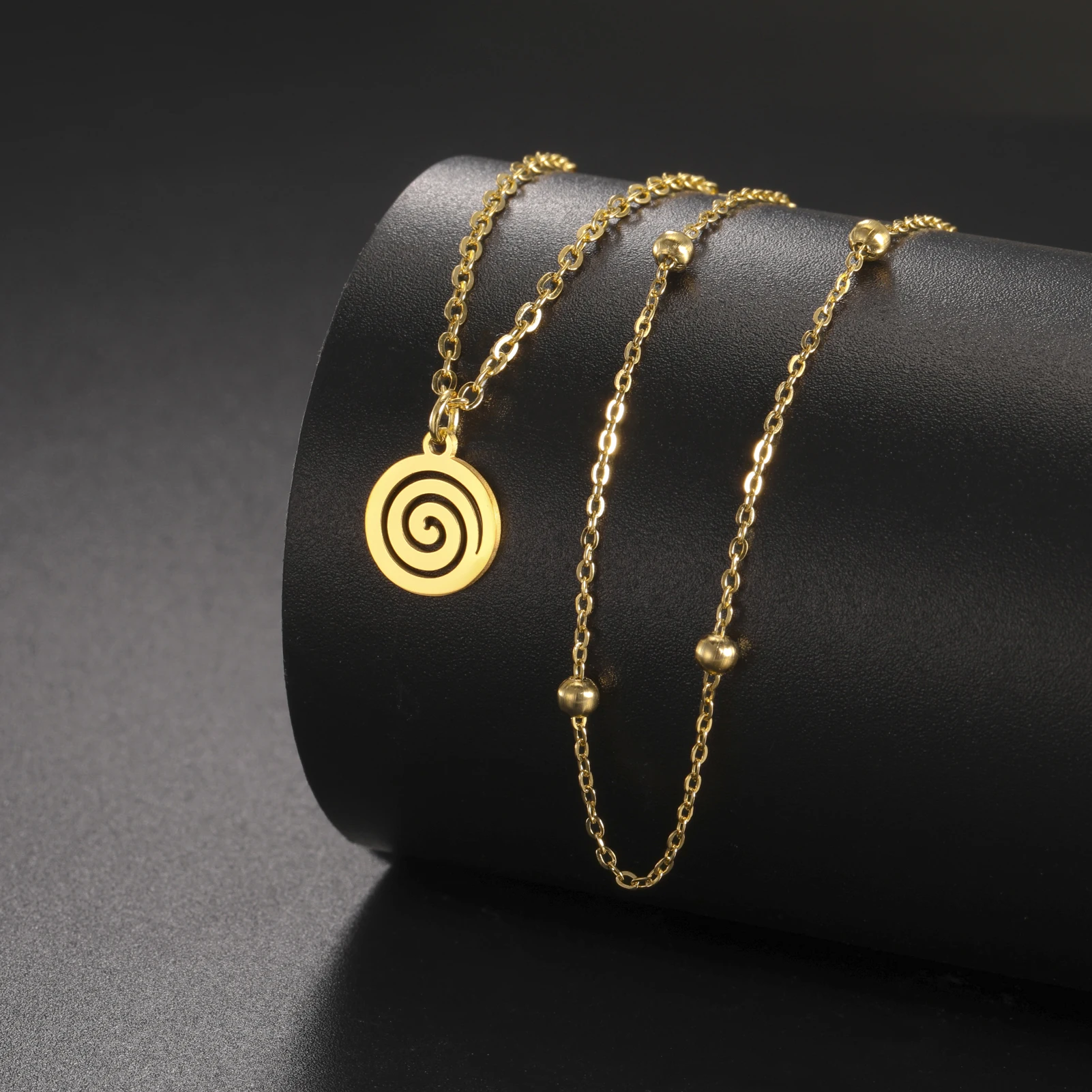 Dreamtime Stainless Steel Necklace for Women Girlfriend Pendant Double Round Loop Link Chain Chocker Girl Necklaces Jewelry Gift
Dreamtime Stainless Steel Necklace for Women Girlfriend Pendant Double Round Loop Link Chain Chocker Girl Necklaces Jewelry Gift