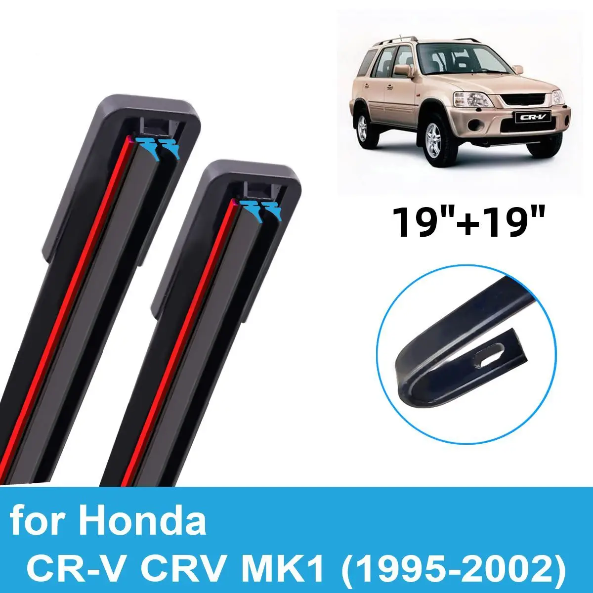 2PCS Car Wiper Blades for 1995-2002 Honda CR-V CRV MK1 Front Windscreen Windshield Double Rubber Car Accessories 2000 2001 2002
2PCS Car Wiper Blades for 1995-2002 Honda CR-V CRV MK1 Front Windscreen Windshield Double Rubber Car Accessories 2000 2001 2002