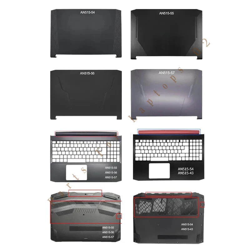 P LCD Back Cover Front Bezel Palmrest Lower Bottom Case 15.6 Inch For Acer Nitro 5 AN515-54 AN515-55 AN515-56 AN515-57 AN515-43
P LCD Back Cover Front Bezel Palmrest Lower Bottom Case 15.6 Inch For Acer Nitro 5 AN515-54 AN515-55 AN515-56 AN515-57 AN515-43