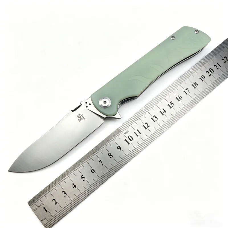 Eafengrow Sitivien ST134 Real D2 Pocket Folding Knife G10 Handle Flipper Open Outdoor EDC Camping Hunting Kitchen Knife
Eafengrow Sitivien ST134 Real D2 Pocket Folding Knife G10 Handle Flipper Open Outdoor EDC Camping Hunting Kitchen Knife