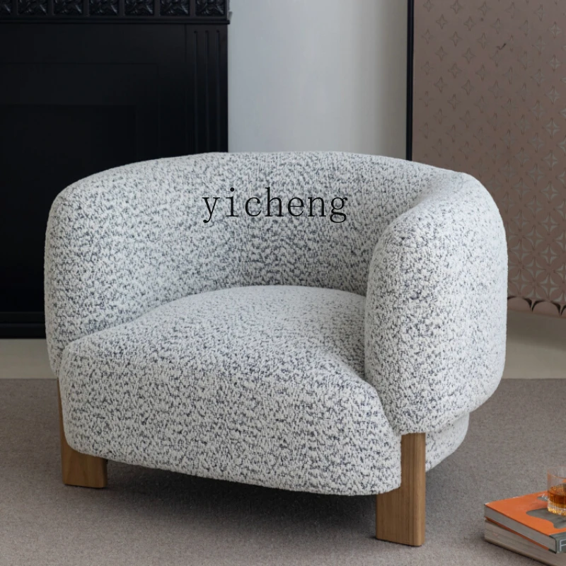 Tqh Home Lazy Sofa Single Fabric Chenille Creative Living Room Sofa Chair Bedroom Designer Model home accessories
Tqh Home Lazy Sofa Single Fabric Chenille Creative Living Room Sofa Chair Bedroom Designer Model home accessories