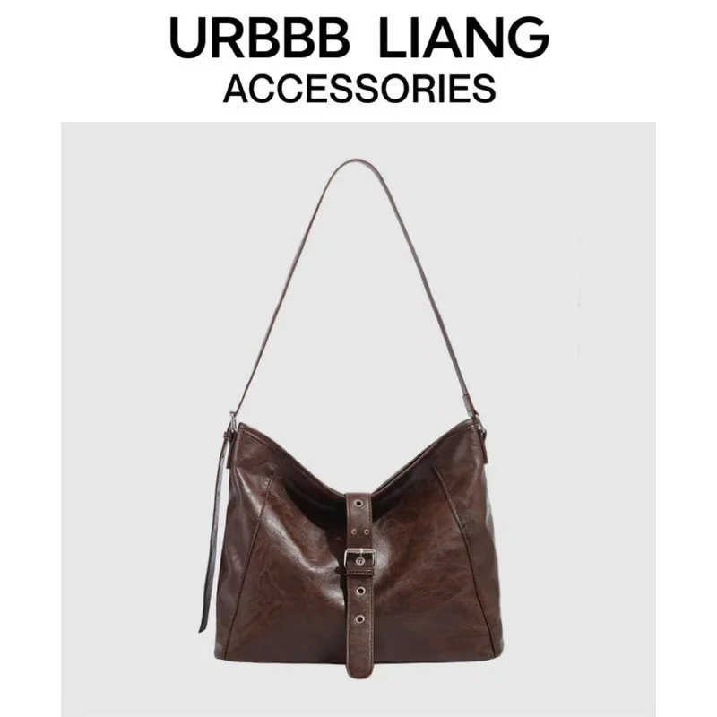 UR Vintage American Sle oulder Crossbody Bag 2025 New Winter High-End Small Design Commuting Tote Bag Soft PU Leather
UR Vintage American Sle oulder Crossbody Bag 2025 New Winter High-End Small Design Commuting Tote Bag Soft PU Leather