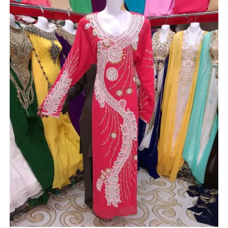 Moroccan Dubai Kaftans Farasha Abaya Dress Very Fancy Long Gown Fashion Trend
Moroccan Dubai Kaftans Farasha Abaya Dress Very Fancy Long Gown Fashion Trend