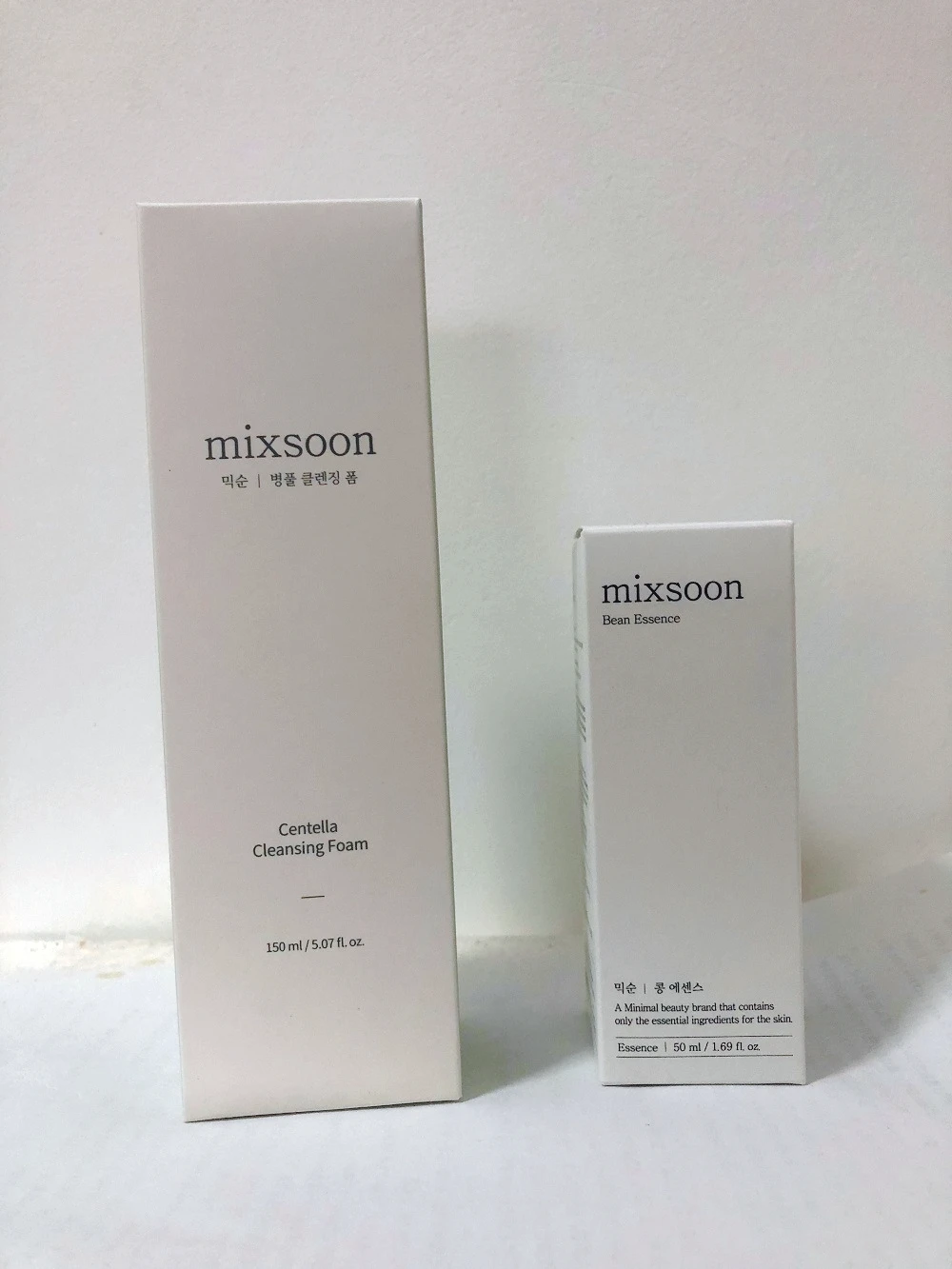 MixsoonCentella Assay Cleansing Milk Oil Control Acne Removal 150ml Soy Essence Deep Moisturizing Exfoliating and Hydrating 50ml
MixsoonCentella Assay Cleansing Milk Oil Control Acne Removal 150ml Soy Essence Deep Moisturizing Exfoliating and Hydrating 50ml