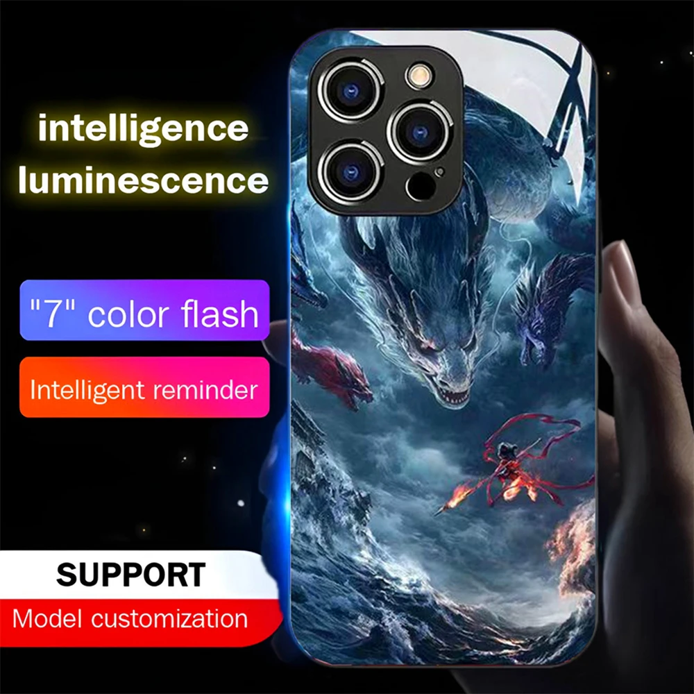 So Cool NeZha Pattern LED Light Up Phone Case Glowing Back Cover For Samsung S25 S24 S23 S22 S21 S20 FE Note 10 20 Plus Ultra
So Cool NeZha Pattern LED Light Up Phone Case Glowing Back Cover For Samsung S25 S24 S23 S22 S21 S20 FE Note 10 20 Plus Ultra