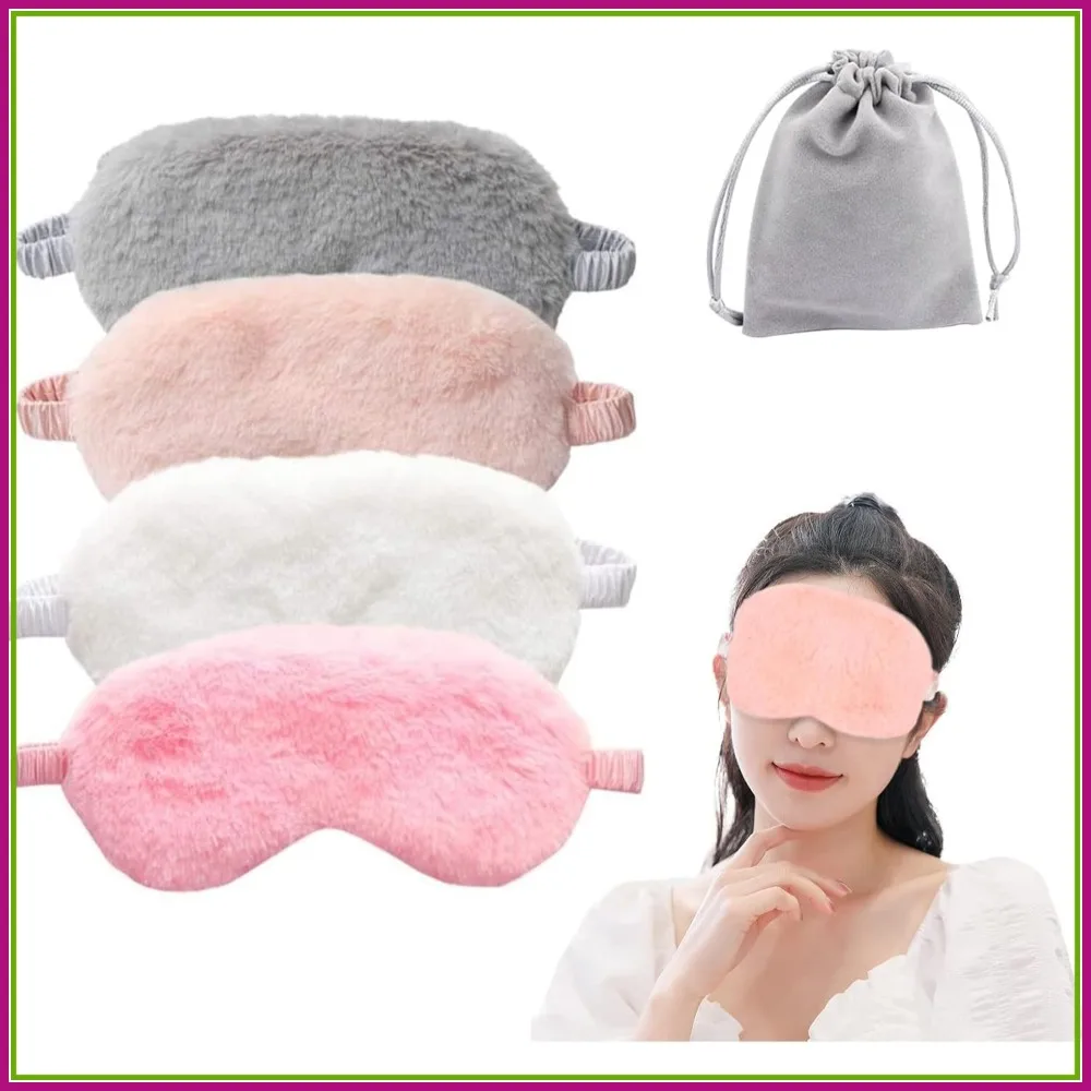 4 Pcs Ultra Cute Soft Plush Sleep Masks, Blindfold Travel Eye Cover for Men Women
4 Pcs Ultra Cute Soft Plush Sleep Masks, Blindfold Travel Eye Cover for Men Women