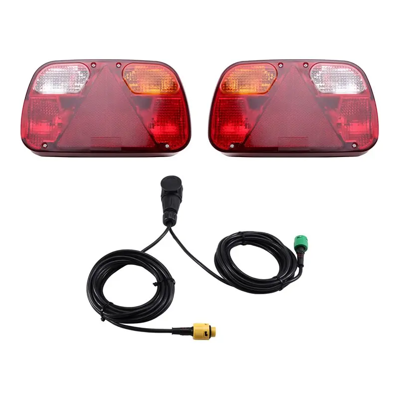 Trailer Tail Light For Car For Truck For Caravan Lorry Van 12V Rear Stop Brake Fog Signal Lamp Wiring Harness 5 Core Cable
Trailer Tail Light For Car For Truck For Caravan Lorry Van 12V Rear Stop Brake Fog Signal Lamp Wiring Harness 5 Core Cable