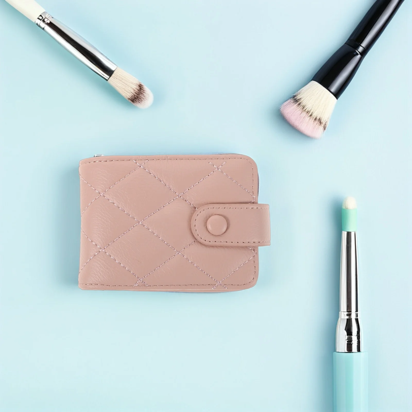 Mini Quilted Lipstick Holder Makeup Bag Mirror Compact Travel Pouch Small Purse Essentials Women Travel Bag
Mini Quilted Lipstick Holder Makeup Bag Mirror Compact Travel Pouch Small Purse Essentials Women Travel Bag