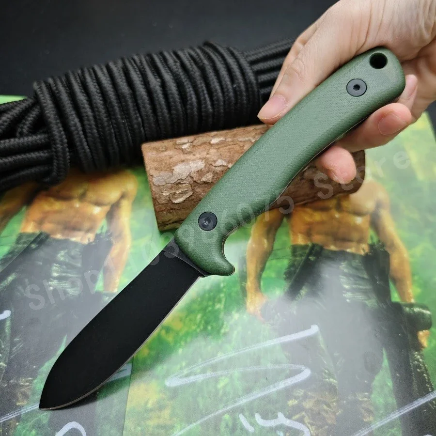 AGK High Hardness Fixed Blade Knife - 1095 High Carbon Steel Blade G10 Handle Practical Cutting Knife Field Survival Knife
AGK High Hardness Fixed Blade Knife - 1095 High Carbon Steel Blade G10 Handle Practical Cutting Knife Field Survival Knife