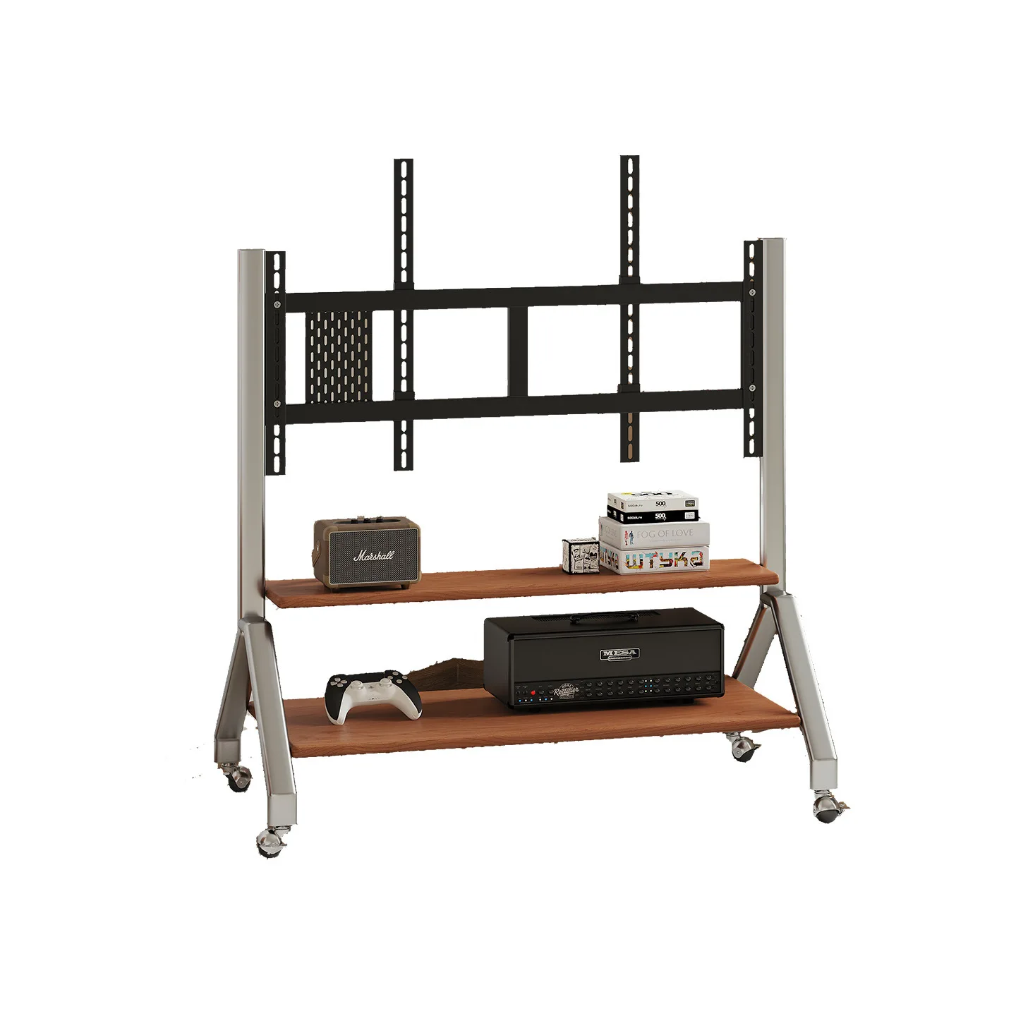 Solid Wood Smart TV Stand with Stainless Steel Adjustable Bracket and Universal Casters for Easy Mobility
Solid Wood Smart TV Stand with Stainless Steel Adjustable Bracket and Universal Casters for Easy Mobility