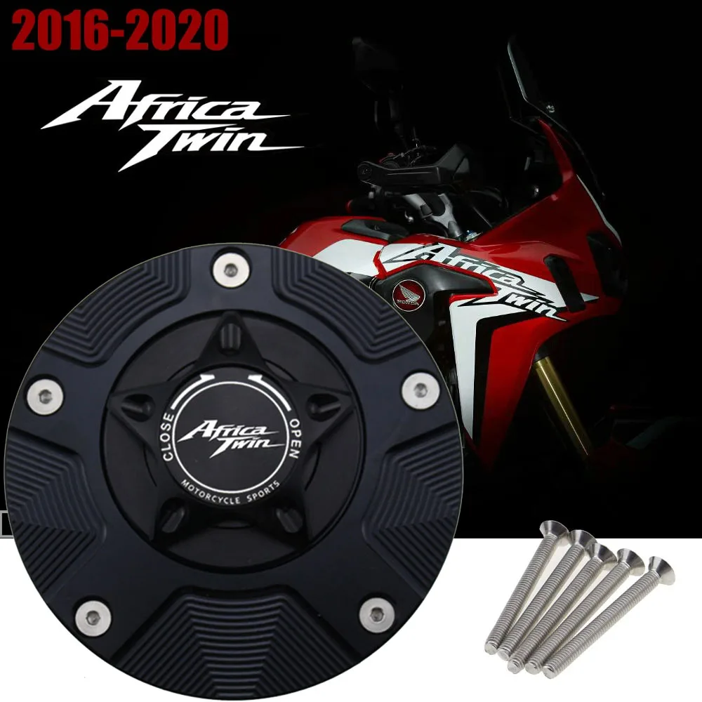 Gas Fuel Tank Cap for Honda CRF1000L CRF1000L CRF1100L CRF250L Africa Twin 2016-2020 Motorcycle CNC Quick Release Cover
Gas Fuel Tank Cap for Honda CRF1000L CRF1000L CRF1100L CRF250L Africa Twin 2016-2020 Motorcycle CNC Quick Release Cover
