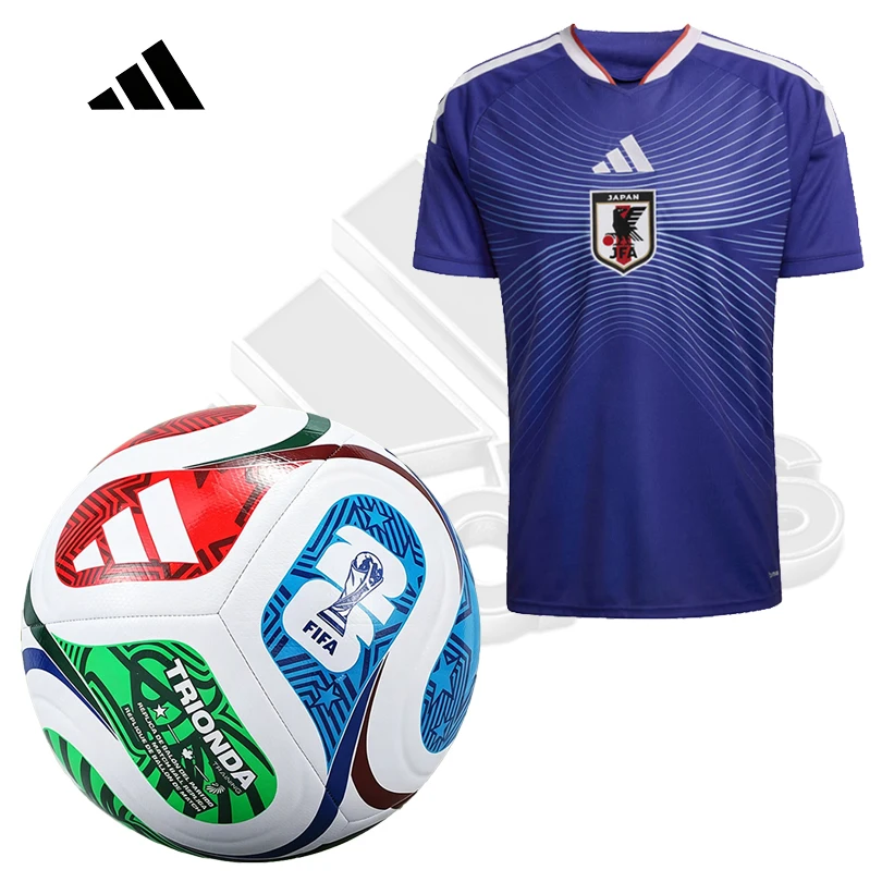 Adidas Japan 2026 FIFA World Cup Home Fan Jersey + Trionda 2026 FIFA World Cup Training Soccer Ball KD3345+JD8032
Adidas Japan 2026 FIFA World Cup Home Fan Jersey + Trionda 2026 FIFA World Cup Training Soccer Ball KD3345+JD8032