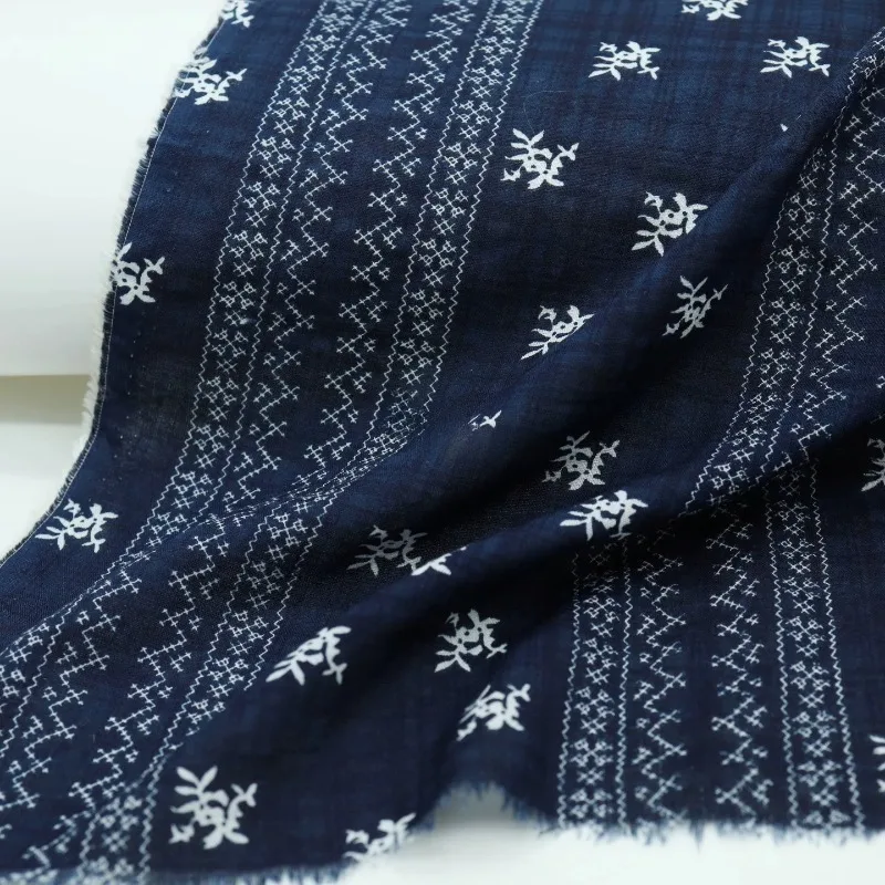 Indigo Blue Plant Dyed Cotton Linen Fabric Ethnic Style Soft Breathable for Summer Dress Hanfu Shirt DIY Sewing Accessories
Indigo Blue Plant Dyed Cotton Linen Fabric Ethnic Style Soft Breathable for Summer Dress Hanfu Shirt DIY Sewing Accessories