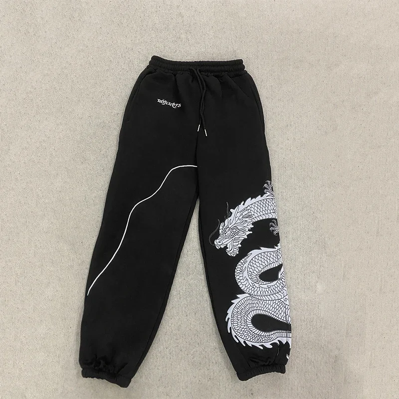 2026 Hip Hop Gothic Dragon Printed Drawstring Sports Pants Unisex Personalized Street Style Trousers for Men And Women
2026 Hip Hop Gothic Dragon Printed Drawstring Sports Pants Unisex Personalized Street Style Trousers for Men And Women