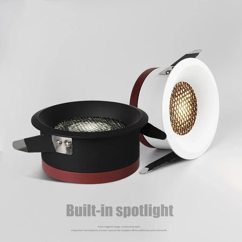 Ultra Thin Recessed Spotlight LED Downlights Dimmable Ceiling Lamp Anti Glare Spot Lights Home Living Room Bedroom Lighting
Ultra Thin Recessed Spotlight LED Downlights Dimmable Ceiling Lamp Anti Glare Spot Lights Home Living Room Bedroom Lighting